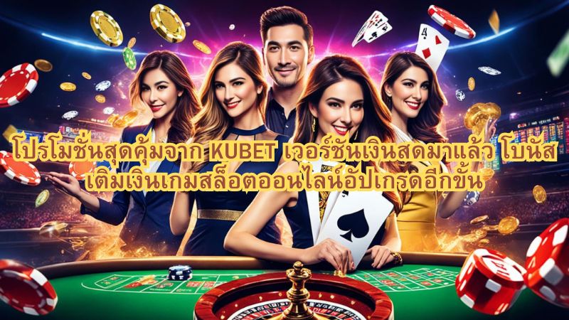 โปรโมชั่นสุดคุ้มจาก KUBET เวอร์ชันเงินสดมาแล้ว โบนัสเติมเงินเกมสล็อตออนไลน์อัปเกรดอีกขั้น